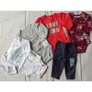 Carter's 5 piece newborn bundle, new